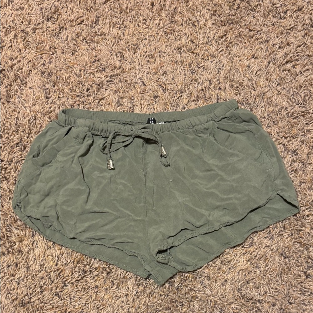 Women's Green Shorts